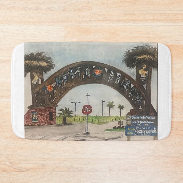Item preview, North Beach Corpus Christi Texas  designed and sold by BirdandaBrush.