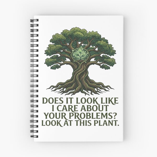 Item preview, Does It Look Like I Care Look At This Plant - D&D Druid Plant Lover Humor designed and sold by StreetNovaInk.