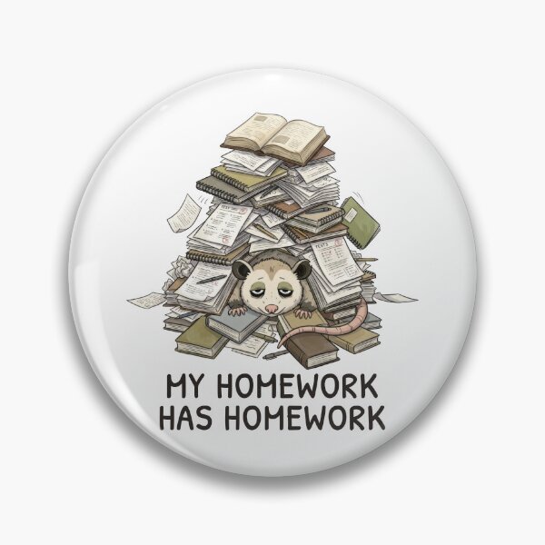 Item preview, Copy of Overthinking Before Class Even Starts – University Humor designed and sold by ChernotytskaArt.