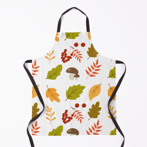Item preview, Autumn Autumnal Leaves Rowan Berries and Mushroom Vector Sticker Pack designed and sold by ElenMart.