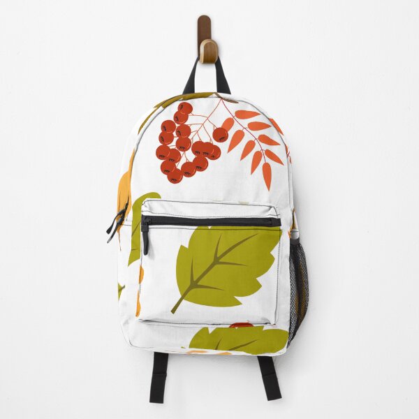 Item preview, Autumn Autumnal Leaves Rowan Berries and Mushroom Vector Sticker Pack designed and sold by ElenMart.