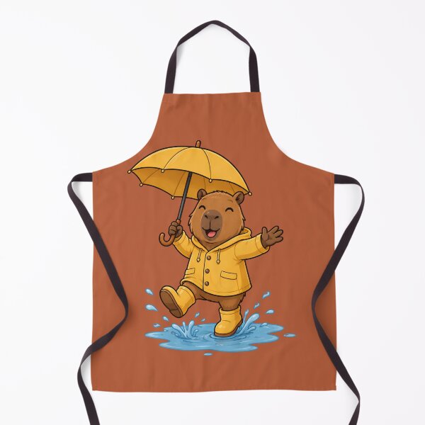 Item preview, Autumn Capybara Puddle Adventure designed and sold by Ivy-Triggs.
