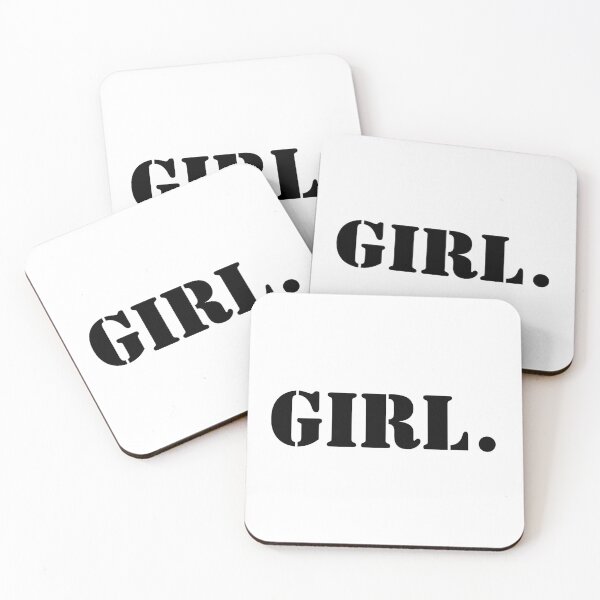 Item preview, GIRL Minimalist Aesthetic Bold Typography designed and sold by HYPNK.