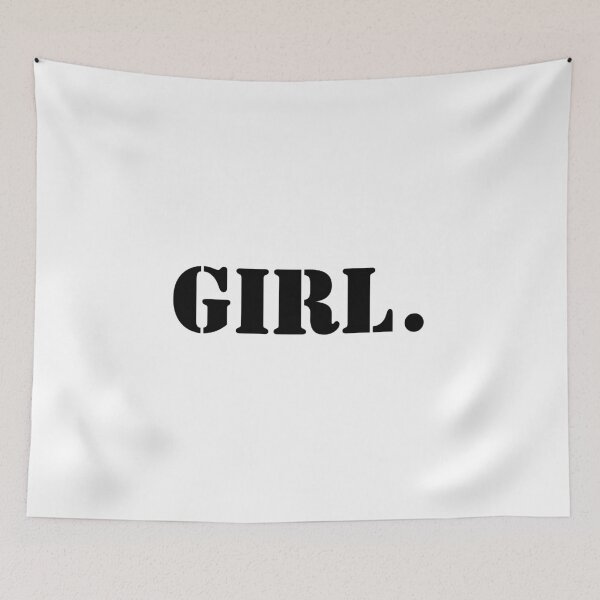 Item preview, GIRL Minimalist Aesthetic Bold Typography designed and sold by HYPNK.