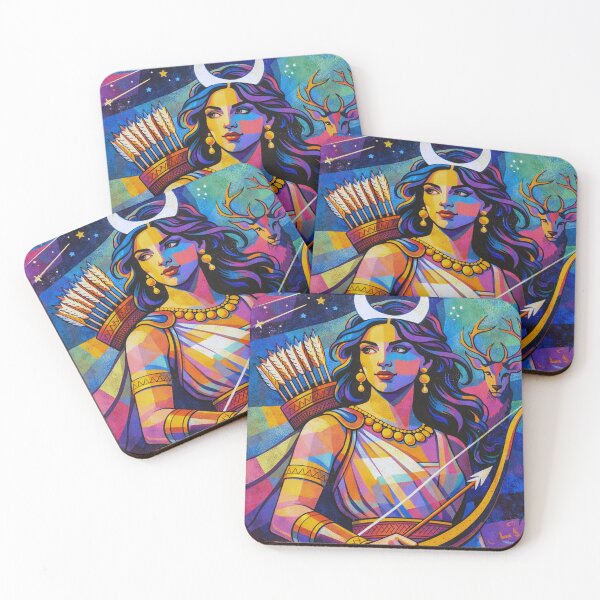 Item preview, Diana Roman Goddess illustration – Moon, Huntress and Nature designed and sold by GalleryKauffeld.
