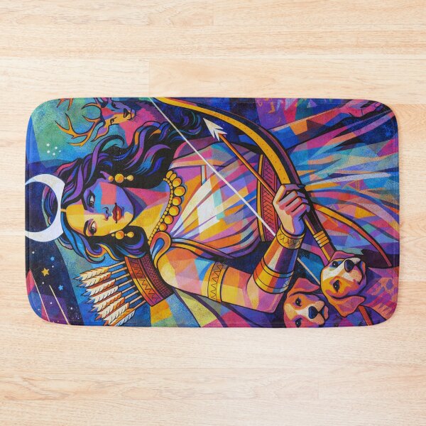 Item preview, Diana Roman Goddess illustration – Moon, Huntress and Nature designed and sold by GalleryKauffeld.