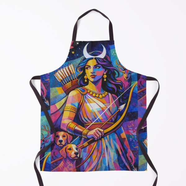 Item preview, Diana Roman Goddess illustration – Moon, Huntress and Nature designed and sold by GalleryKauffeld.