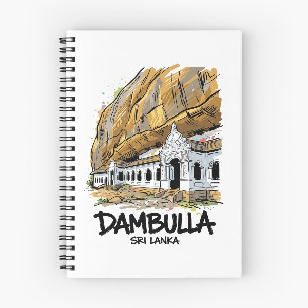Item preview, Dambulla Cave Temple Sri Lanka Travel Poster designed and sold by Merch by Das Design Studio.