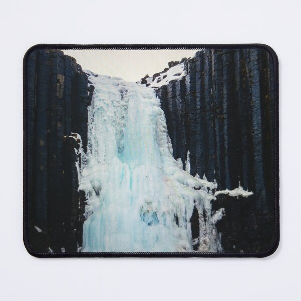 Item preview, Frozen Waterfall Amid Basalt Columns designed and sold by Federicadaoffa.