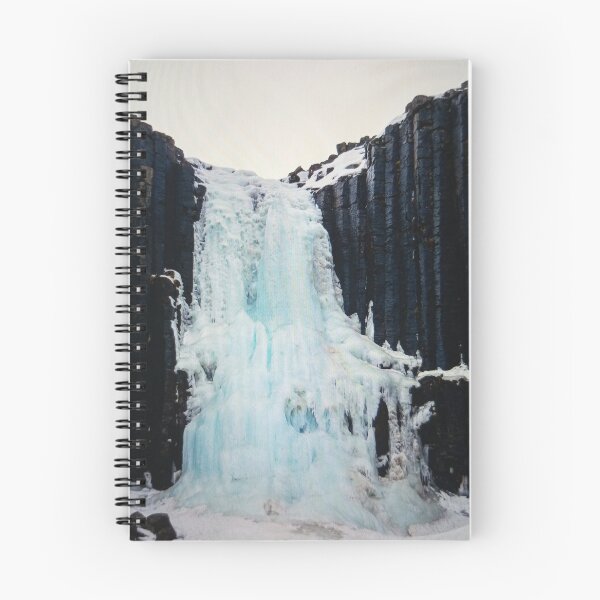 Item preview, Frozen Waterfall Amid Basalt Columns designed and sold by Federicadaoffa.