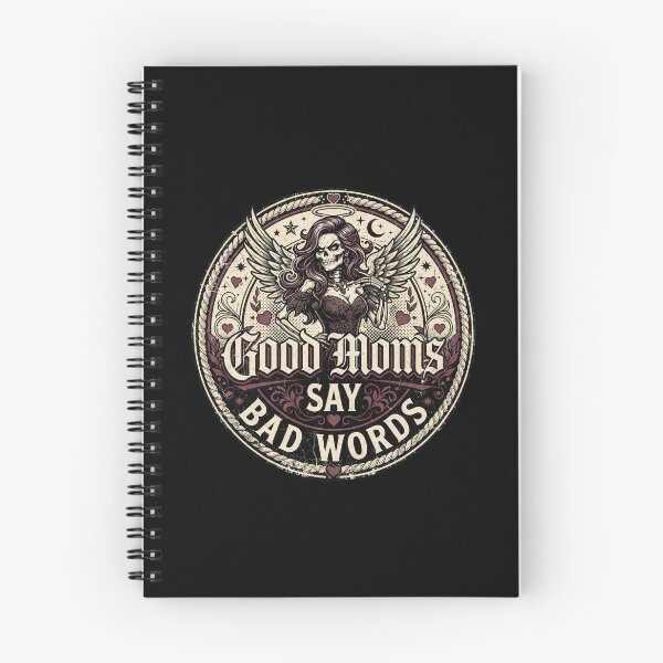 Item preview, Good Moms Say Bad Words Gothic Mom Badge designed and sold by dudelinart.