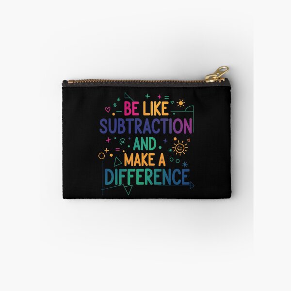 Item preview, Be Like Subtraction and Make A Difference Math Teacher 4 designed and sold by Positive&FunnyThings.