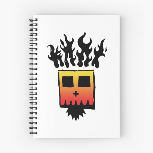 Item preview,  Inferno Skull nutz Fiery Gradient Skull Streetwear Graphic designed and sold by DalmatiaGlitter.