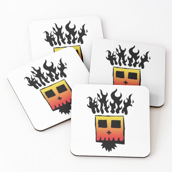 Item preview,  Inferno Skull nutz Fiery Gradient Skull Streetwear Graphic designed and sold by DalmatiaGlitter.