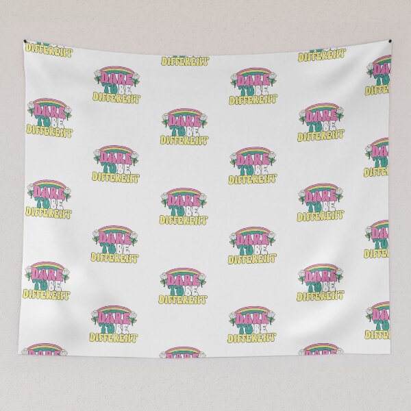 Item preview, Dare To Be Different - Rainbow Retro Groovy  designed and sold by chatzous.
