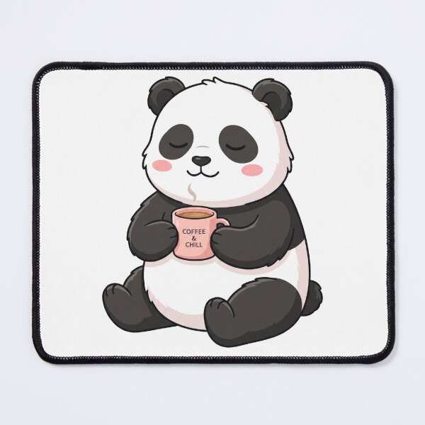 Item preview, Cute Panda Coffee and Chill - Cozy Coffee Lover designed and sold by seven things shop.
