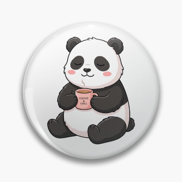 Item preview, Cute Panda Coffee and Chill - Cozy Coffee Lover designed and sold by seven things shop.