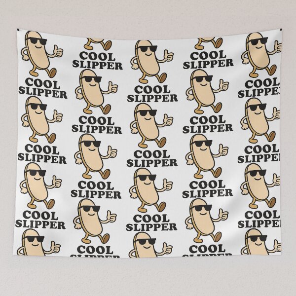 Item preview, Cool Slipper  Funny Cartoon Chill Vibes Design designed and sold by trinidad-shizue.