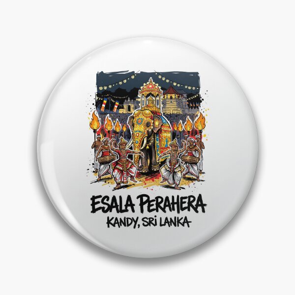 Item preview, Kandy Esala Perahera Elephant Festival Sri Lanka designed and sold by Merch by Das Design Studio.