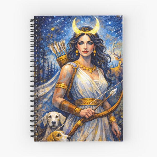 Item preview, Goddess Diana Painting – Roman Mythology and Moonlight designed and sold by GalleryKauffeld.