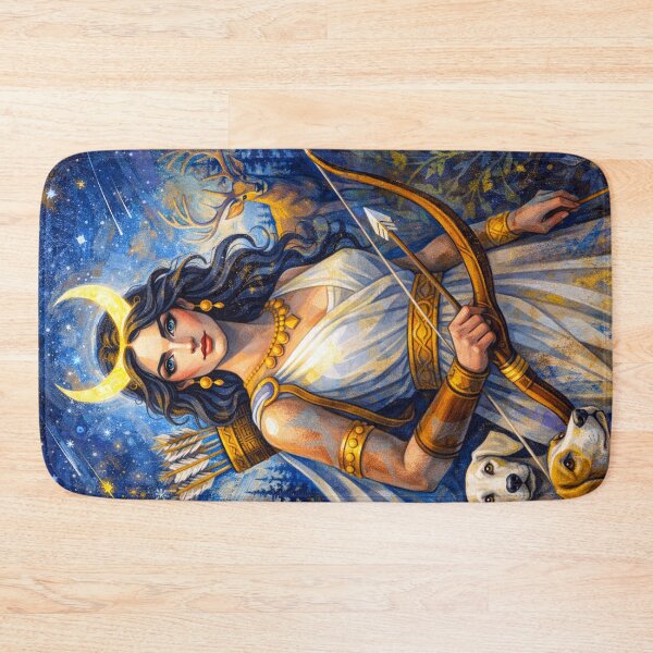 Item preview, Goddess Diana Painting – Roman Mythology and Moonlight designed and sold by GalleryKauffeld.