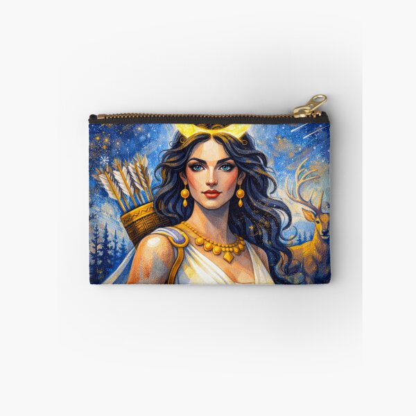 Item preview, Goddess Diana Painting – Roman Mythology and Moonlight designed and sold by GalleryKauffeld.