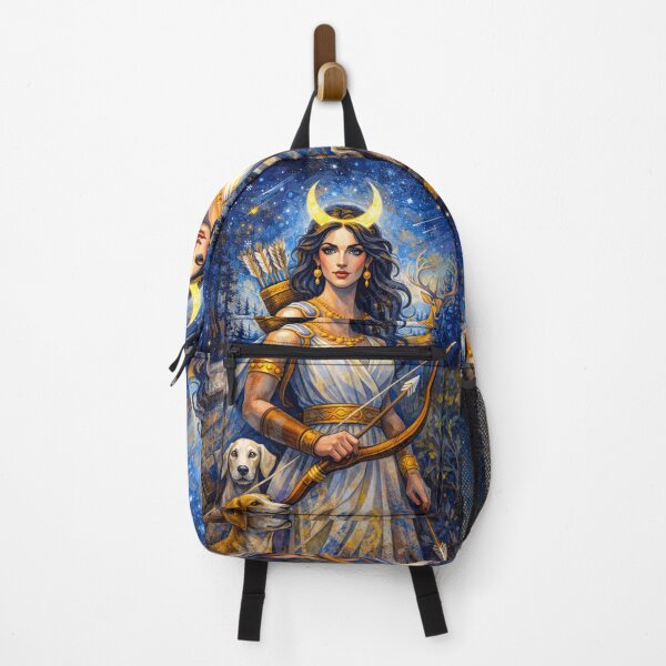 Item preview, Goddess Diana Painting – Roman Mythology and Moonlight designed and sold by GalleryKauffeld.