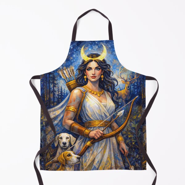 Item preview, Goddess Diana Painting – Roman Mythology and Moonlight designed and sold by GalleryKauffeld.
