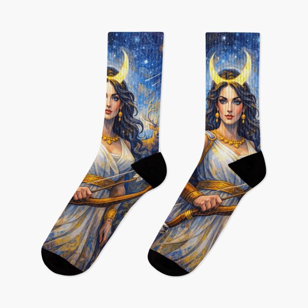 Item preview, Goddess Diana Painting – Roman Mythology and Moonlight designed and sold by GalleryKauffeld.