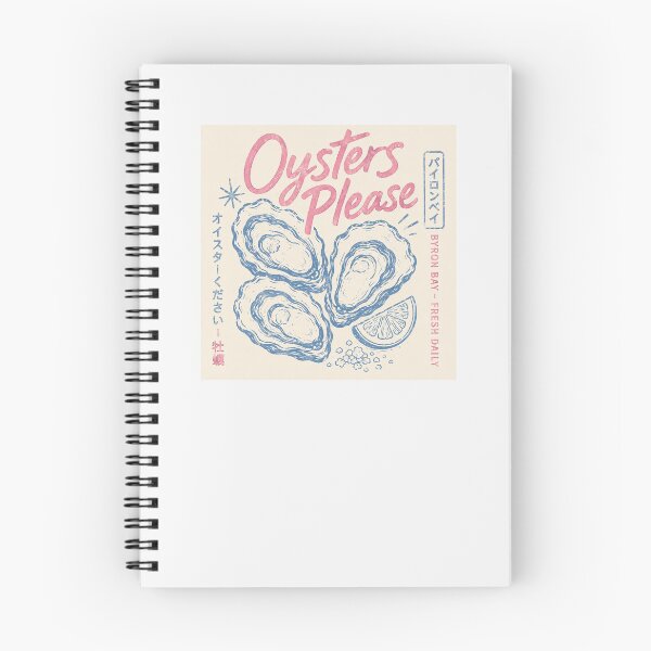 Item preview, Oysters Please Byron Bay Fresh Daily Aussie Oyster Bar Retro Stamp designed and sold by Yellowriversss.
