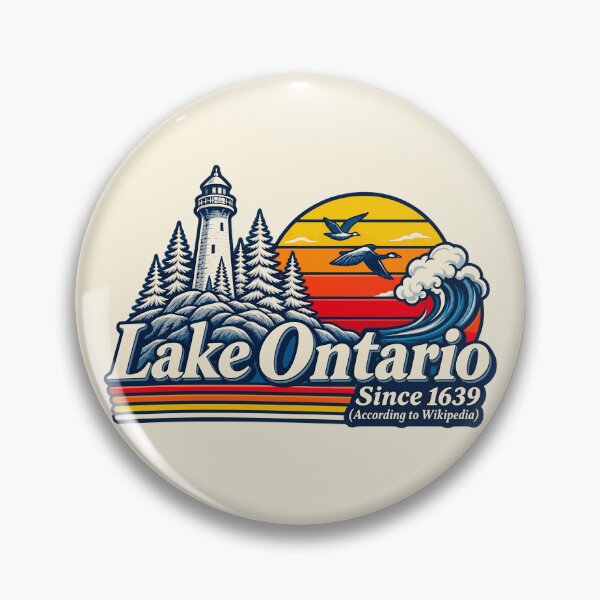 Item preview, Lake Ontario Lighthouse Vintage Retro Sunset Graphic designed and sold by KungPowUnicorn.