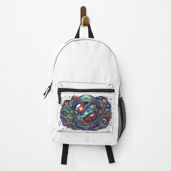 Item preview, Psychedelic Cosmic Astronaut Galaxy Nebula Space Art designed and sold by Pyt27.