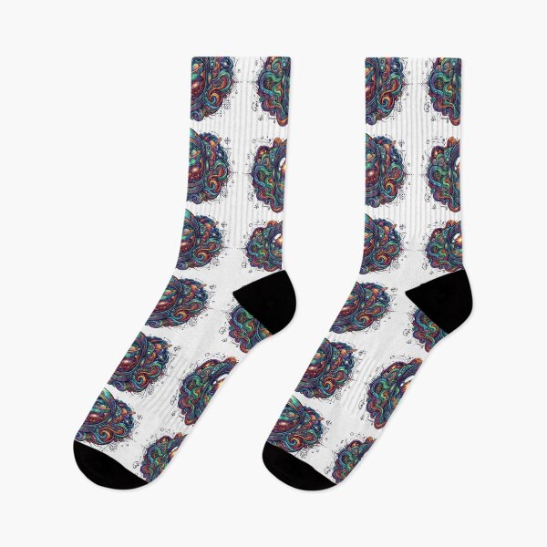 Item preview, Psychedelic Cosmic Astronaut Galaxy Nebula Space Art designed and sold by Pyt27.