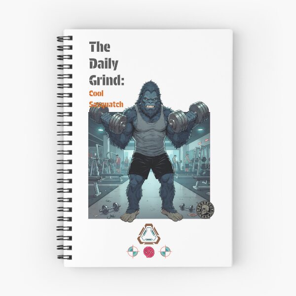 Item preview, Beast Mode: Bigfoot Bodybuilder Gym Workout - Funny Sasquatch Cryptid Design designed and sold by Whimsy Trail Co.