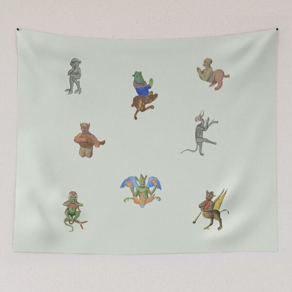 Item preview, goblin and ogre medieval creatures designed and sold by mooneko.