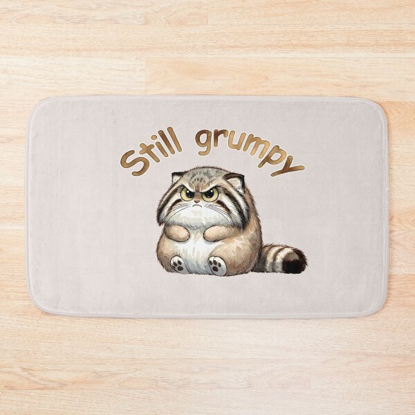 Item preview, Cute Grumpy Pallas Cat Watercolor Art — Still Grumpy designed and sold by PawtopiaArt.