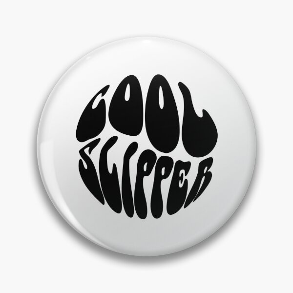 Item preview, Cool Slipper Text Monochrome White designed and sold by trinidad-shizue.