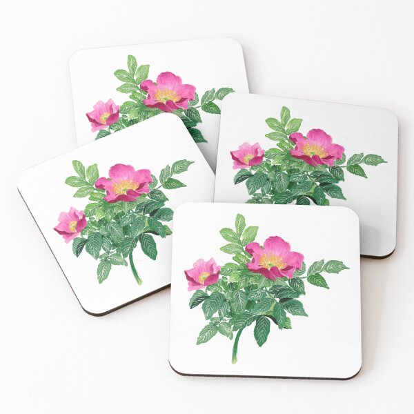 Item preview, October 29th birthday flower Rosa Rugosa designed and sold by 366birthflower.