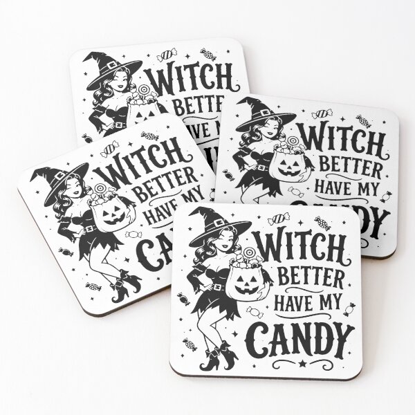 Item preview, ¡Que la bruja tenga mis caramelos! – Diseño de bruja de Halloween designed and sold by Sed94.