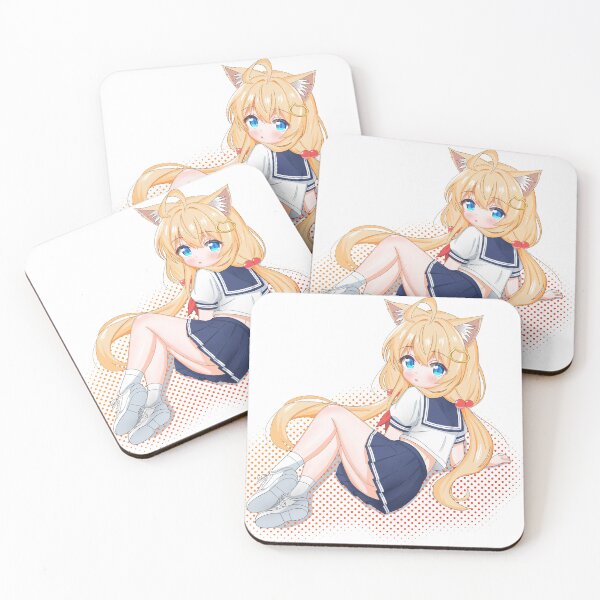 Item preview, Relaxed Blonde Nekomimi Sailor Girl designed and sold by mecomo shop.