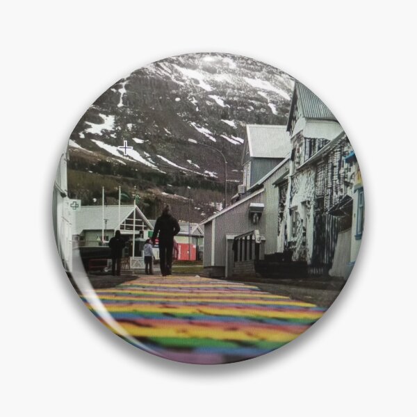 Item preview, Colorful Street with Mountain View designed and sold by Federicadaoffa.