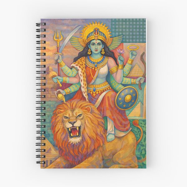 Item preview, Durga Hindu Goddess Illustration – Divine Power and Protection designed and sold by GalleryKauffeld.