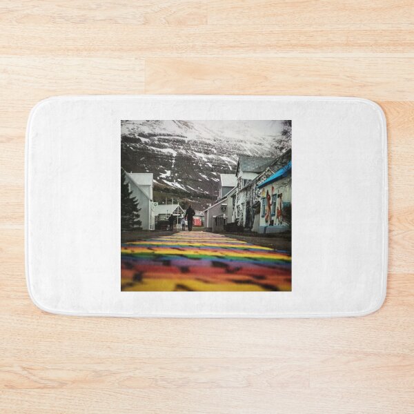 Item preview, Colorful Street with Mountain View designed and sold by Federicadaoffa.