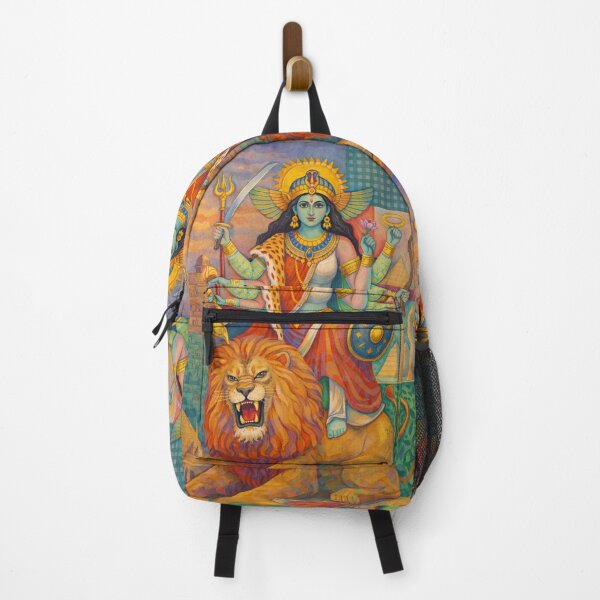 Item preview, Durga Hindu Goddess Illustration – Divine Power and Protection designed and sold by GalleryKauffeld.