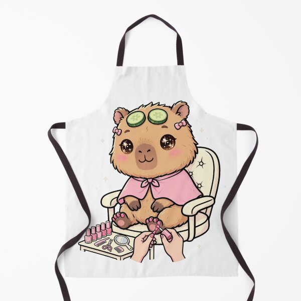 Item preview, Cute Capybara Spa Day Kawaii Self Care Salon Pink Aesthetic designed and sold by Ala'Salem| Cute Characters, Real Moods.