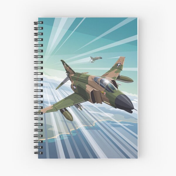 Item preview, F-4 Phantom II Banking Illustration designed and sold by Airpower Art.