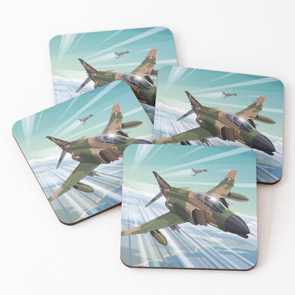 Item preview, F-4 Phantom II Banking Illustration designed and sold by Airpower Art.