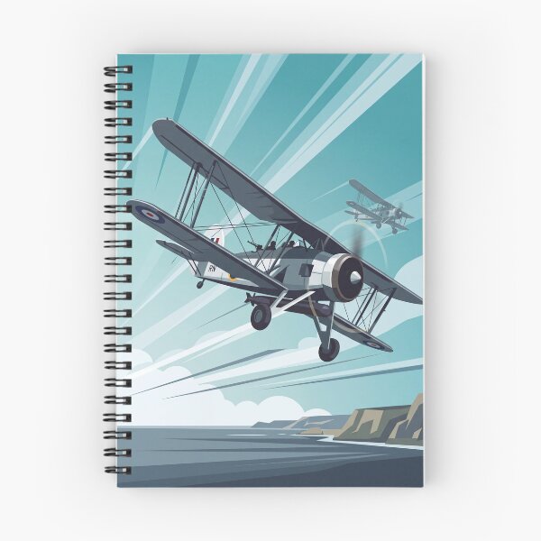 Item preview, Fairey Swordfish Biplane Illustration designed and sold by Airpower Art.