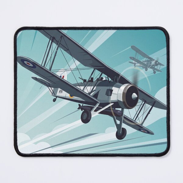 Item preview, Fairey Swordfish Biplane Illustration designed and sold by Airpower Art.