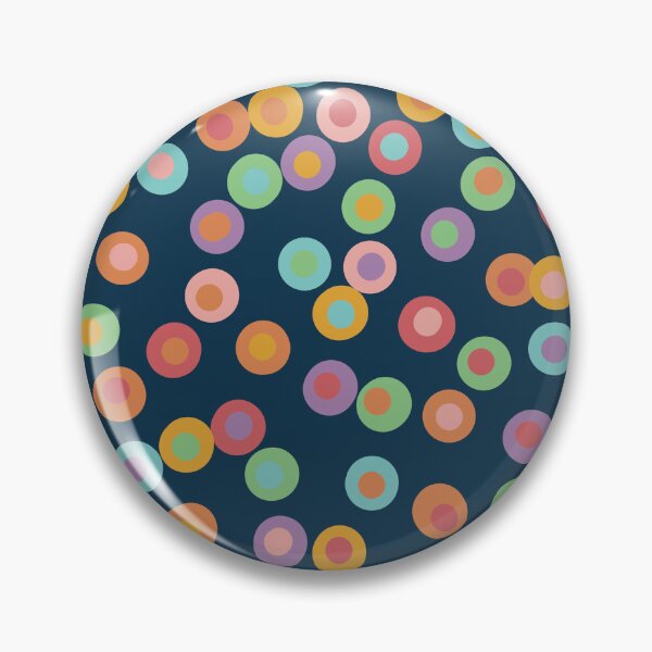 Item preview, Blue Colourful dots designed and sold by Line & Tide.